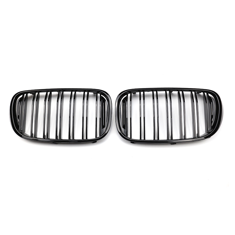 ABS Material Auto Parts Double Slat Gloss/Matte Black Car Front Grille for BMW 7 Series G11 2015-IN