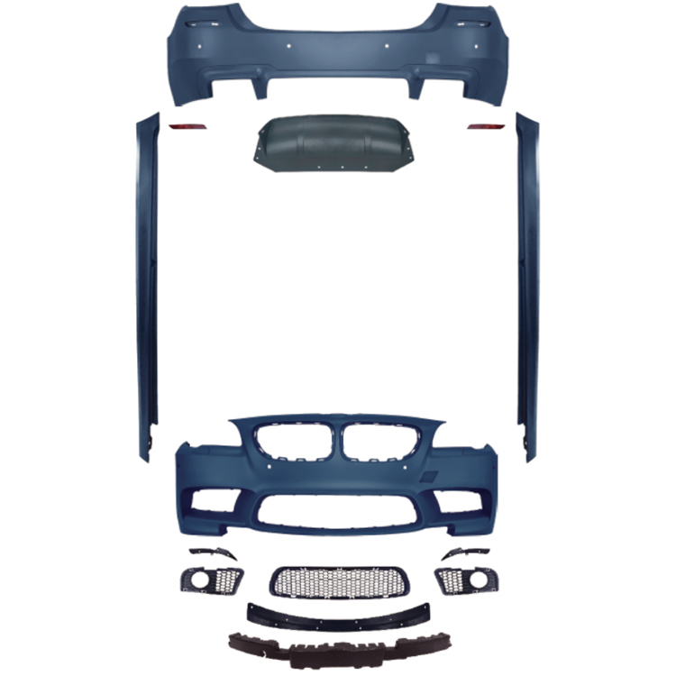 Auto Spare Parts Car Front Bumper Front Lip Bodykit for BMW 5Series F10 F18 Modified to M5 2011-2017 With Fog Lamp Hole