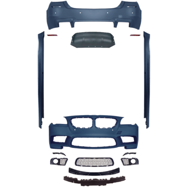 Auto Spare Parts Car Front Bumper Front Lip Bodykit for BMW 5Series F10 F18 Modified to M5 2011-2017 With Fog Lamp Hole
