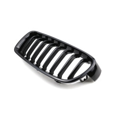 Gloss Black Single Slat Front Bumper Mesh Upgrade Shutter Radiator Grille Car Front Grille Fit for BMW Series 3 F30 2012,www.hongyangcorp.com,Gloss Black Single Slat Front Bumper Mesh Upgrade Shutter Radiator Grille Car Front Grille Fit for BMW Series 3 F30 2012