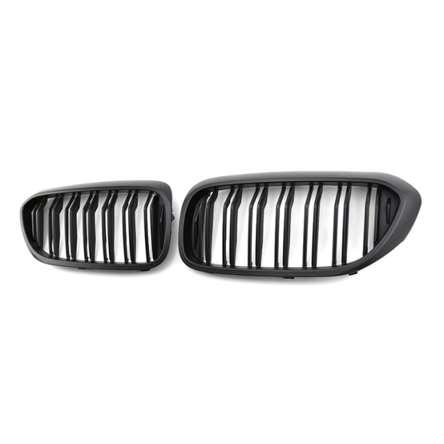 Car Parts Matte Black Dual Slat Design Front Bumper Mesh Radiator Grille Car Front Grille Fit for BMW G30 2017-2020,www.hongyangcorp.com,Car Parts Matte Black Dual Slat Design Front Bumper Mesh Radiator Grille Car Front Grille Fit for BMW G30 2017-2020