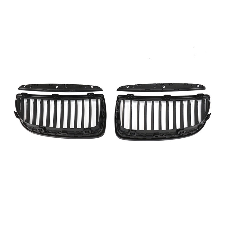 Hot Sale Modified Matte Black Painted Single Slat Front Bumper Mesh Grille Car Grille Fit for BMW 3Series E90 2005-2007,www.hongyangcorp.com,Hot Sale Modified Matte Black Painted Single Slat Front Bumper Mesh Grille Car Grille Fit for BMW 3Series E90 2005-2007