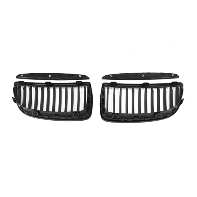 Hot Sale Modified Matte Black Painted Single Slat Front Bumper Mesh Grille Car Grille Fit for BMW 3Series E90 2005-2007,www.hongyangcorp.com,Hot Sale Modified Matte Black Painted Single Slat Front Bumper Mesh Grille Car Grille Fit for BMW 3Series E90 2005-2007