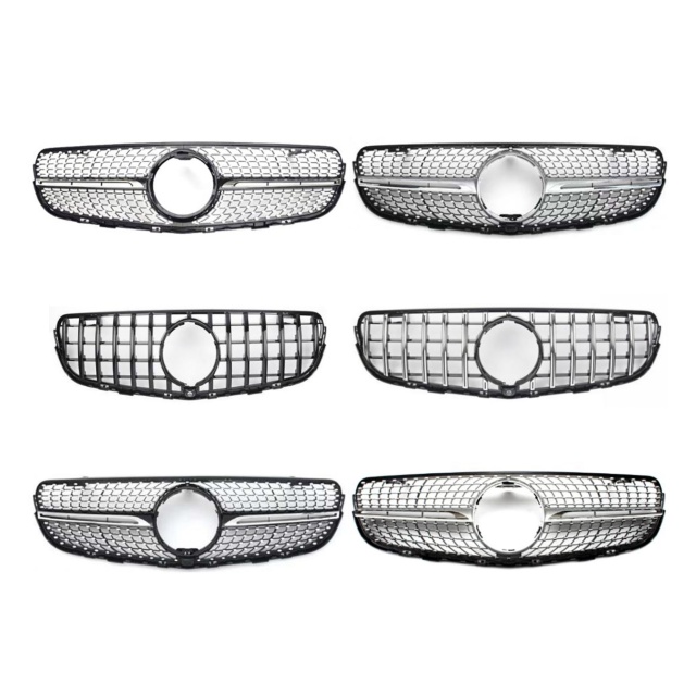 Vehicle Spare Parts Car Front Bumper Grille for Mercedes Benz Class GLC X253 GTR/Diamond Ordinary Style 2015-2019,www.hongyangcorp.com,Vehicle Spare Parts Car Front Bumper Grille for Mercedes Benz Class GLC X253 GTR/Diamond Ordinary Style 2015-2019