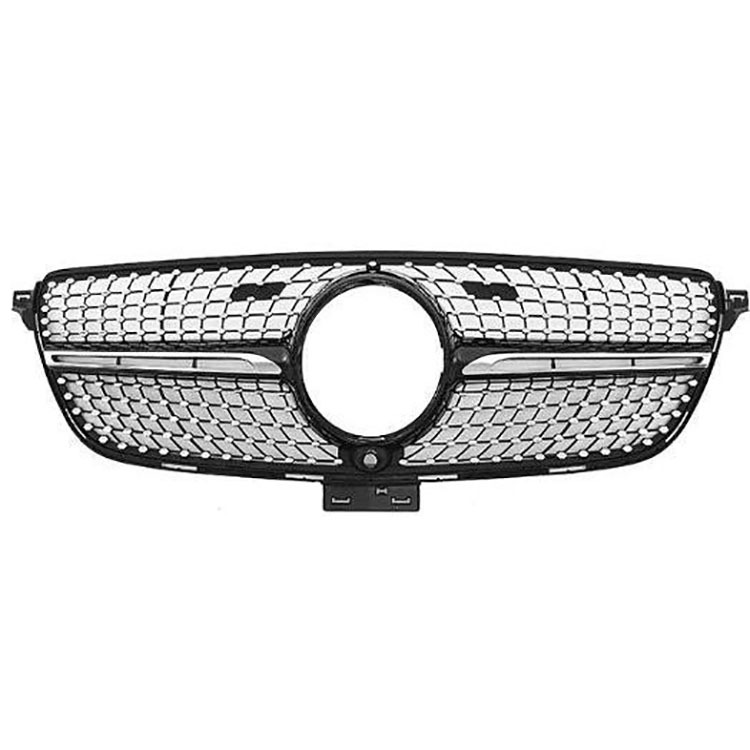 Car Accessories Car Grille for Mercedes Benz GLE W166 2016-2019 Diamond GTR Black Silver,www.hongyangcorp.com,Car Accessories Car Grille for Mercedes Benz GLE W166 2016-2019 Diamond GTR Black Silver