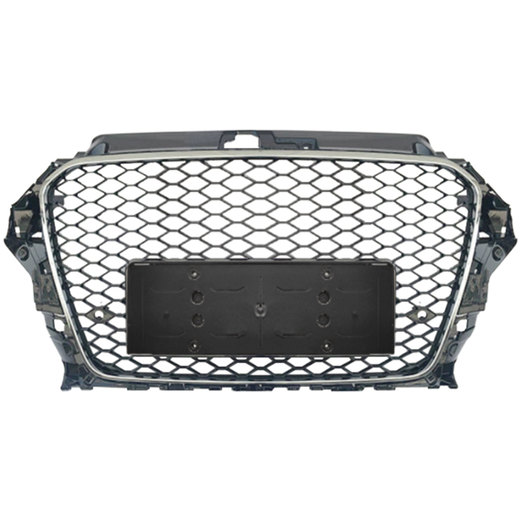 Car Auto Spare Parts Bodykit No Logo Grille for Audi A3-(2014-2016) Upgrade to RS3-(2014-2016) Style/Silver 2014 2015 2016,www.hongyangcorp.com,Car Auto Spare Parts Bodykit No Logo Grille for Audi A3-(2014-2016) Upgrade to RS3-(2014-2016) Style/Silver 2014 2015 2016