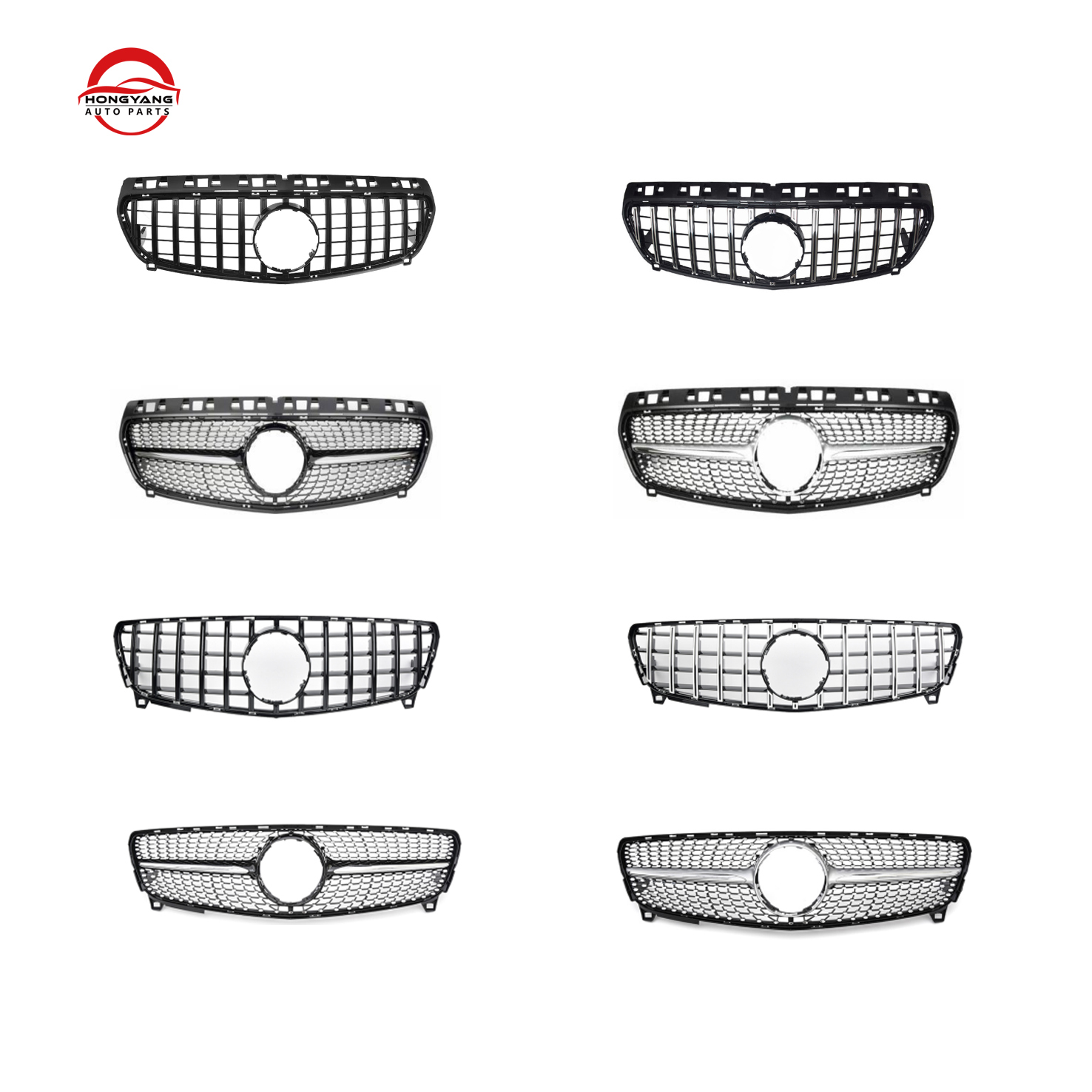 Car Bumper Appendix Car Grille for Mercedes Benz a W177 2019-IN GTR Silver Low Configuration,www.hongyangcorp.com,Car Bumper Appendix Car Grille for Mercedes Benz a W177 2019-IN GTR Silver Low Configuration