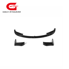 Front Bumper Lip Gloss Black and Carbon Look Suitable for BMW 3 Series M3 F30/F35 Front Lip Accessories