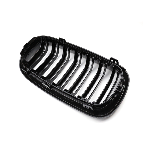 Auto Modified Carbon Look Dual Slat Repair Front Bumper Mesh Grille Car Front Grille Fit for BMW Series X5 F15 2013-2018,www.hongyangcorp.com,Auto Modified Carbon Look Dual Slat Repair Front Bumper Mesh Grille Car Front Grille Fit for BMW Series X5 F15 2013-2018