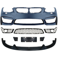Car Body Kit Front Bumper Assy for BMW 3Series E92 Modified to M4 2010-2013 With Fog Lamp Hole Style