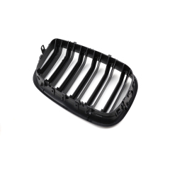 Matte Black Dual Slat Front Bumper Mesh Grille Car Front Grille Fit for BMW Series X5 E70 2008-2014,www.hongyangcorp.com,Matte Black Dual Slat Front Bumper Mesh Grille Car Front Grille Fit for BMW Series X5 E70 2008-2014