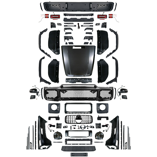 Car Front Bumper Grille Hood Body Kits for Mercedes Benz Class G W463 2003-2018 Upgrade to AMG63/Brabu 2023+ Old to New,www.hongyangcorp.com,Car Front Bumper Grille Hood Body Kits for Mercedes Benz Class G W463 2003-2018 Upgrade to AMG63/Brabu 2023+ Old to New