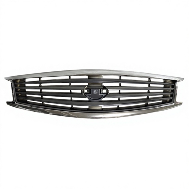 Custom High Quality Gloss Gray and Chromed Frame Car Front Mesh Grill for Infiniti G25 2011-2012 G35 G37 2007-2013 62310-1NF1A,www.hongyangcorp.com,Custom High Quality Gloss Gray and Chromed Frame Car Front Mesh Grill for Infiniti G25 2011-2012 G35 G37 2007-2013 62310-1NF1A
