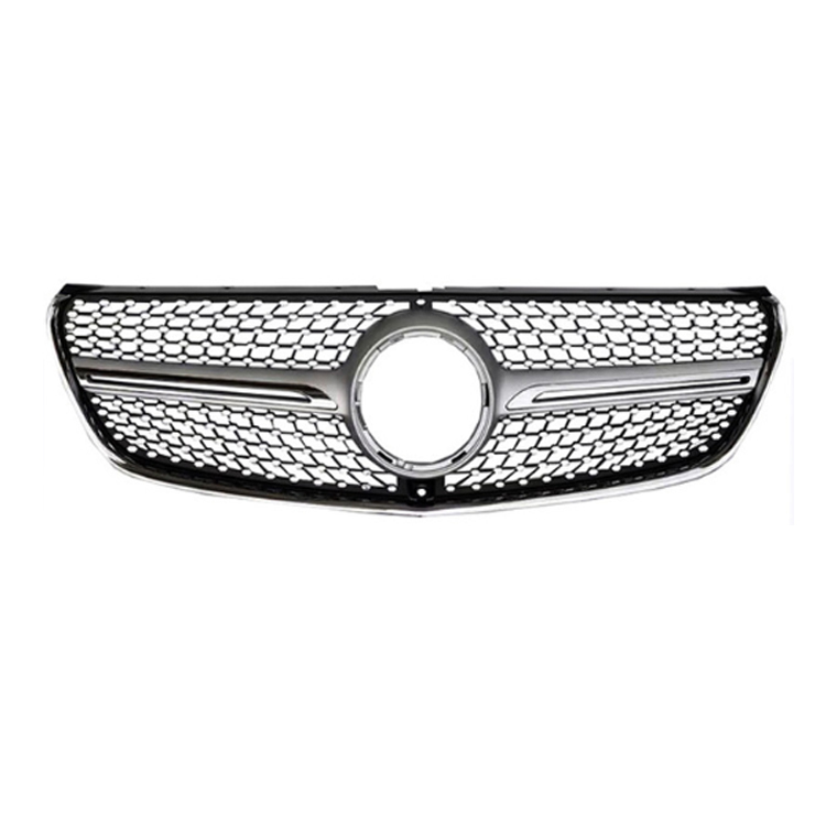Auto Parts Front Bumper Grille Diamond Style Grille Mesh Replacement Car Gille for Mercedes-Benz  Class V  V260  2016-2020,www.hongyangcorp.com,Auto Parts Front Bumper Grille Diamond Style Grille Mesh Replacement Car Gille for Mercedes-Benz  Class V  V260  2016-2020