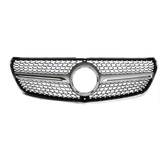 Auto Parts Front Bumper Grille Diamond Style Grille Mesh Replacement Car Gille for Mercedes-Benz  Class V  V260  2016-2020,www.hongyangcorp.com,Auto Parts Front Bumper Grille Diamond Style Grille Mesh Replacement Car Gille for Mercedes-Benz  Class V  V260  2016-2020