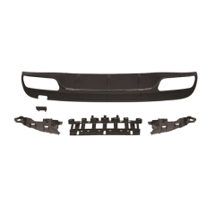 Vehicle Spare Parts Car Body Kits Black Rear Diffuser for Mercedes Benz Class C W205  Modified to  C63 2015-2018,www.hongyangcorp.com,Vehicle Spare Parts Car Body Kits Black Rear Diffuser for Mercedes Benz Class C W205  Modified to  C63 2015-2018
