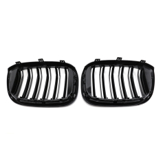 Car Parts Custom Gloss Black Dual Slat Front Bumper Mesh Grille Car Front Grille Fit for BMW Series X3 G01 2017,www.hongyangcorp.com,Car Parts Custom Gloss Black Dual Slat Front Bumper Mesh Grille Car Front Grille Fit for BMW Series X3 G01 2017