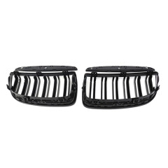 Hot Selling Spare Parts Dual Slat Style Glossy Black Car Grill for BMW E90 2005-2007,www.hongyangcorp.com,Hot Selling Spare Parts Dual Slat Style Glossy Black Car Grill for BMW E90 2005-2007