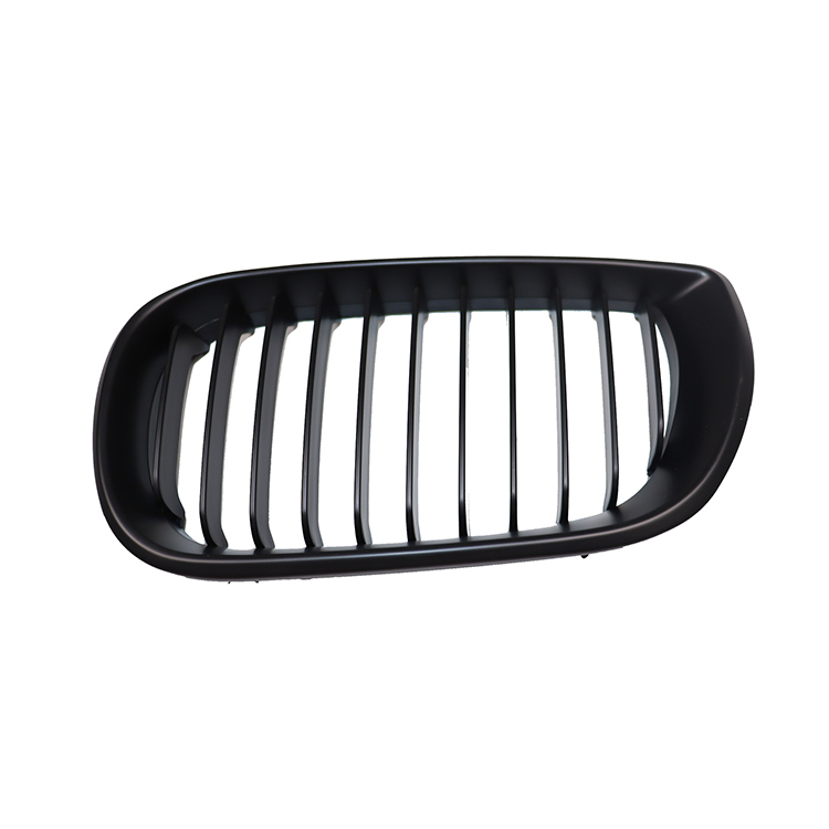 Car Front Bumper Grille for BMW 3 Series E46 Single Slat Line Matte Black  Mesh Grille 2002-2005