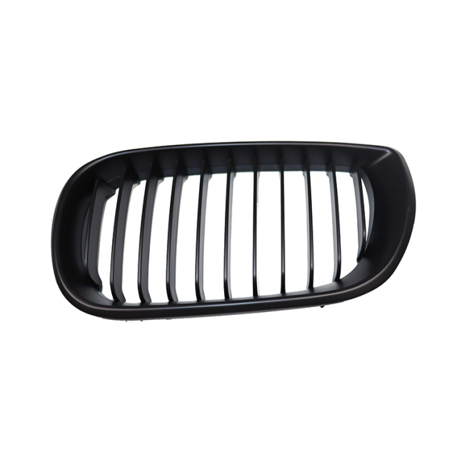 Car Front Bumper Grille for BMW 3 Series E46 Single Slat Line Matte Black  Mesh Grille 2002-2005