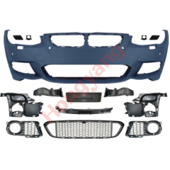 Car Modified Body Kit Front Bumper Assy for BMW 3Series E92 Modified to M-Tech 2010-2013 With Fog Lamp Hole Style