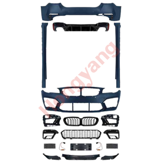 Vehicle Spare Parts MT Style Front Bumper Rear Bumper Said Skirt Car Body Kits for BMW 5 Series F10/F18 LCI to M-Tech