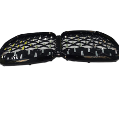 Diamond black frame with chrome point