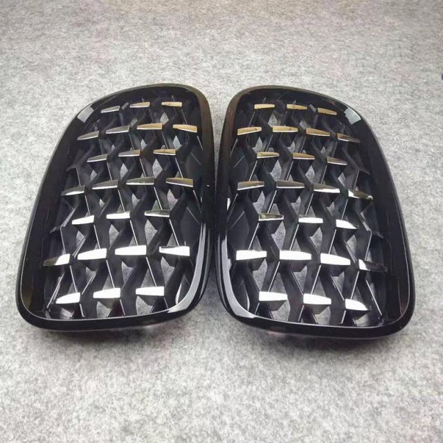 Hot Selling Accessories of Car Diamond Black Frame With Black Point Front Bumper Grille for BMW X5X6 E70/71 2007-2013,www.hongyangcorp.com,Hot Selling Accessories of Car Diamond Black Frame With Black Point Front Bumper Grille for BMW X5X6 E70/71 2007-2013