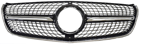 Auto Parts Front Bumper Grille Diamond Style Grille Mesh Replacement Car Gille for Mercedes-Benz  Class V  V260  2016-2020,www.hongyangcorp.com,Auto Parts Front Bumper Grille Diamond Style Grille Mesh Replacement Car Gille for Mercedes-Benz  Class V  V260  2016-2020