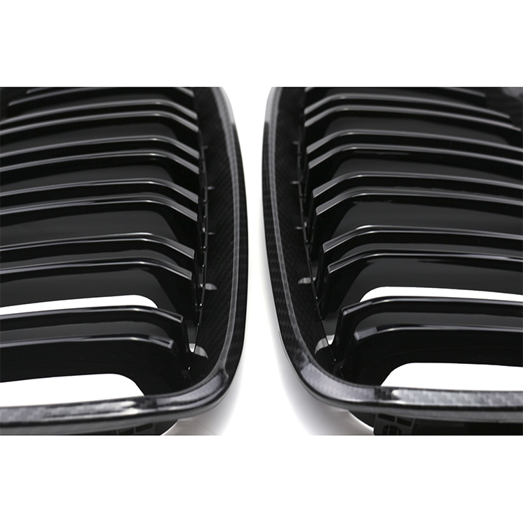 Auto Parts Repair Carbon Look Dual Slat Front Bumper Mesh Grille Car Front Grille Fit for BMW Series 1 F20 2012-2014,www.hongyangcorp.com,Auto Parts Repair Carbon Look Dual Slat Front Bumper Mesh Grille Car Front Grille Fit for BMW Series 1 F20 2012-2014