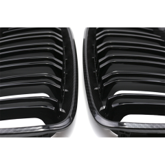 Auto Parts Repair Carbon Look Dual Slat Front Bumper Mesh Grille Car Front Grille Fit for BMW Series 1 F20 2012-2014,www.hongyangcorp.com,Auto Parts Repair Carbon Look Dual Slat Front Bumper Mesh Grille Car Front Grille Fit for BMW Series 1 F20 2012-2014