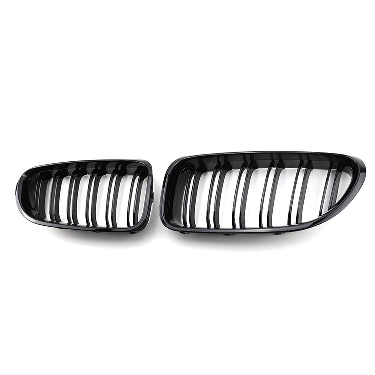 Double Slat Gloss Black OEM Aftermarket Front Bumper Radiator Grille Car Front Grille for BMW 6 Series F12 F06 2012-2016