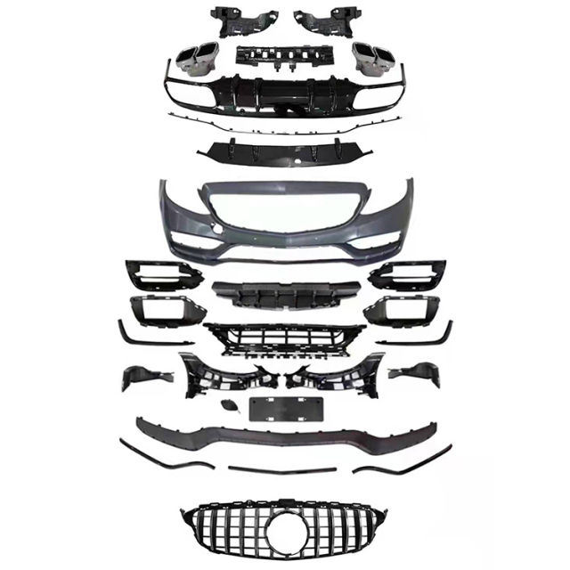 Car Modification Parts Front Bumpers Side Skirts Body Kit for Mercedes Benz W205 Upgrade to C63 AMG Auto Parts,www.hongyangcorp.com,Car Modification Parts Front Bumpers Side Skirts Body Kit for Mercedes Benz W205 Upgrade to C63 AMG Auto Parts