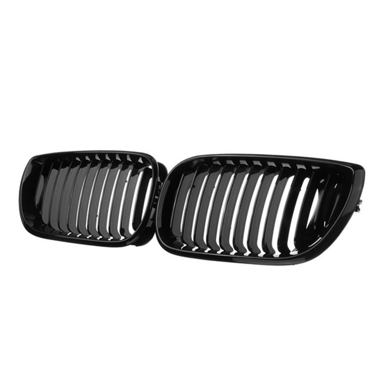 Hot Selling Bumper Grilles Single Line Glossy Black ABS Car Grills for BMW 3 Series E46 -Four Doors 2002-2004