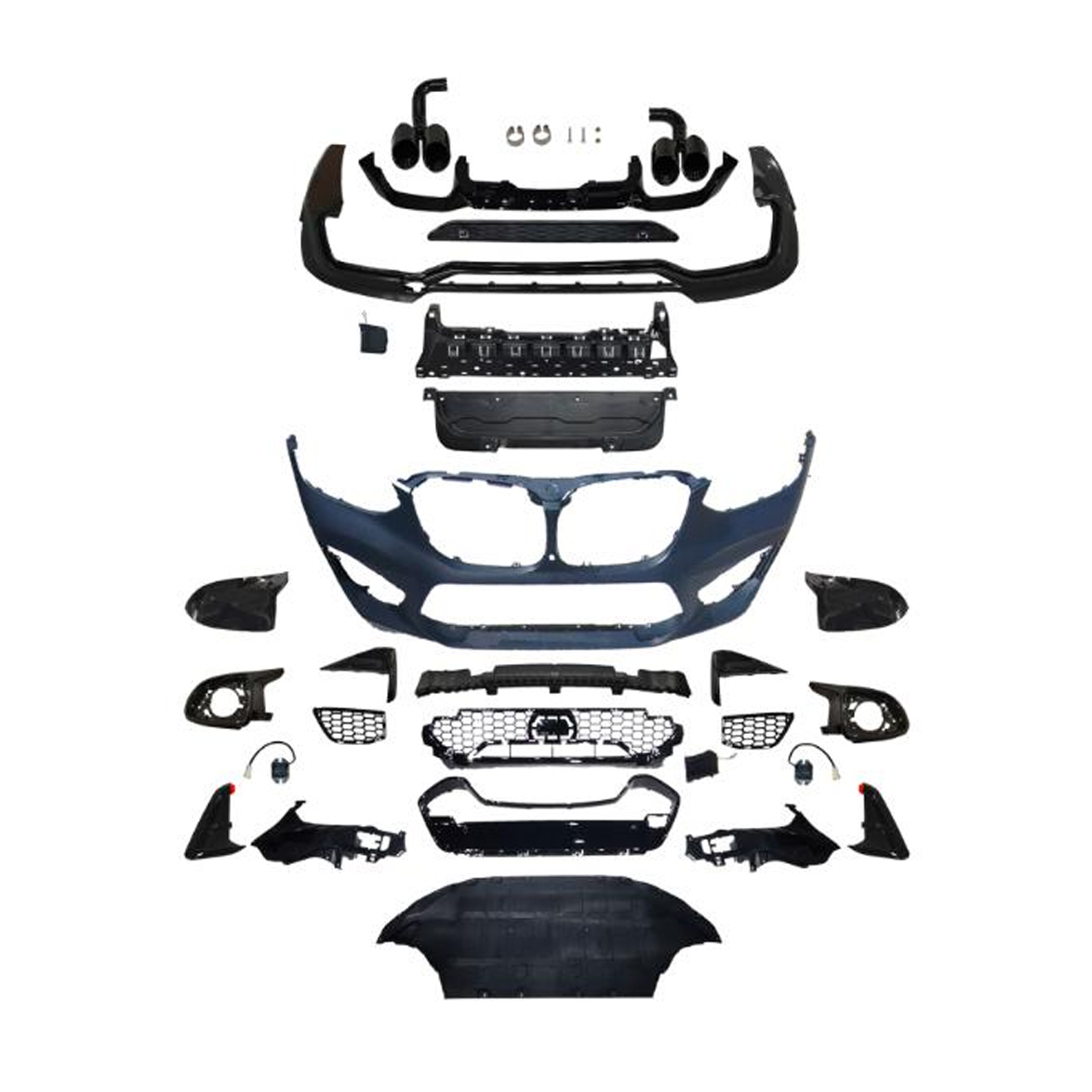 Automobile Body Kit for BMW X4 Series G02 Upgrade to X4 X4M Front Grille/Lip Rear Diffuser Top Spoiler Tail Throat,www.hongyangcorp.com,Automobile Body Kit for BMW X4 Series G02 Upgrade to X4 X4M Front Grille/Lip Rear Diffuser Top Spoiler Tail Throat