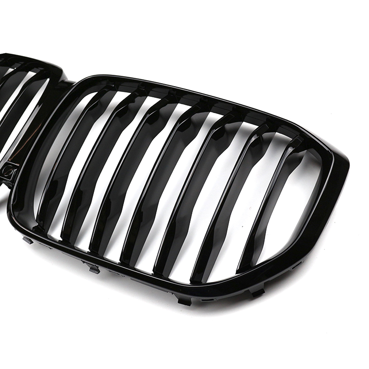 Top Quality Single Slat Gloss Black Car Front Bumper Mesh Grill for BMW X5 X6 Series G05 2018-IN Car Grills,www.hongyangcorp.com,Top Quality Single Slat Gloss Black Car Front Bumper Mesh Grill for BMW X5 X6 Series G05 2018-IN Car Grills