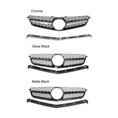Facelift Kit Car Front Bumper Grille for Mercedes Benz Class C W204 C63 2008-2011 AMG Style,www.hongyangcorp.com,Facelift Kit Car Front Bumper Grille for Mercedes Benz Class C W204 C63 2008-2011 AMG Style
