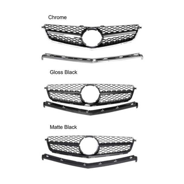 Facelift Kit Car Front Bumper Grille for Mercedes Benz Class C W204 C63 2008-2011 AMG Style,www.hongyangcorp.com,Facelift Kit Car Front Bumper Grille for Mercedes Benz Class C W204 C63 2008-2011 AMG Style