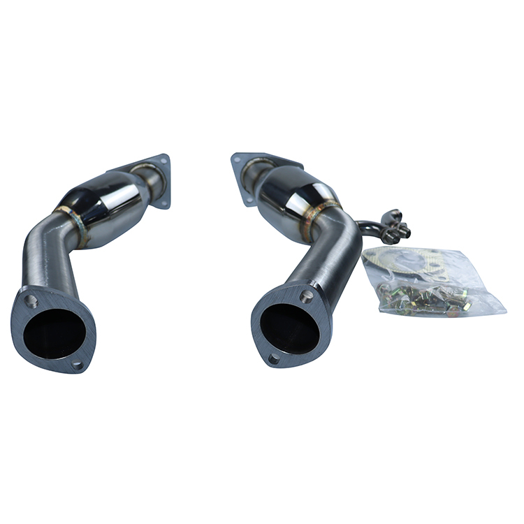 Car Exhaust Down Pipes Car Exhaust Down Pipes for Infiniti Q50 G37 2008-2014 3.7L Engine With Muffler With Resonator
