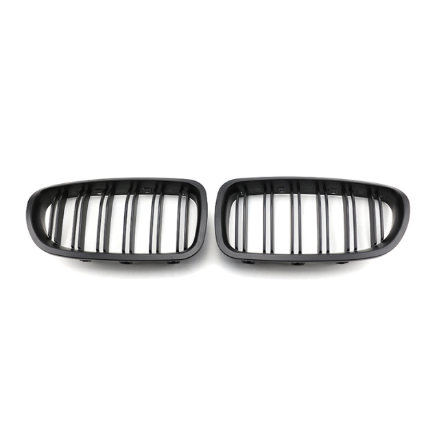 Double Slat Matte Black
