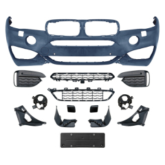 Auto Spare Parts Front Bumper Front Lip Spoiler Bodykit for BMW X6 Series F16 Modified to M-Tech 2014-2018,www.hongyangcorp.com,Auto Spare Parts Front Bumper Front Lip Spoiler Bodykit for BMW X6 Series F16 Modified to M-Tech 2014-2018