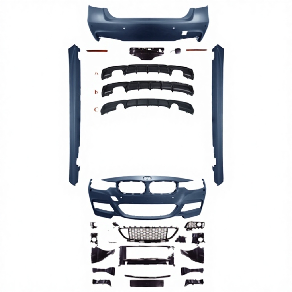 Car BodyKit Rear Diffuser Front Bumper Grille for BMW 3Series F30 F35 2013-2018 Modified to M-Tech 2013-2018,www.hongyangcorp.com,Car BodyKit Rear Diffuser Front Bumper Grille for BMW 3Series F30 F35 2013-2018 Modified to M-Tech 2013-2018