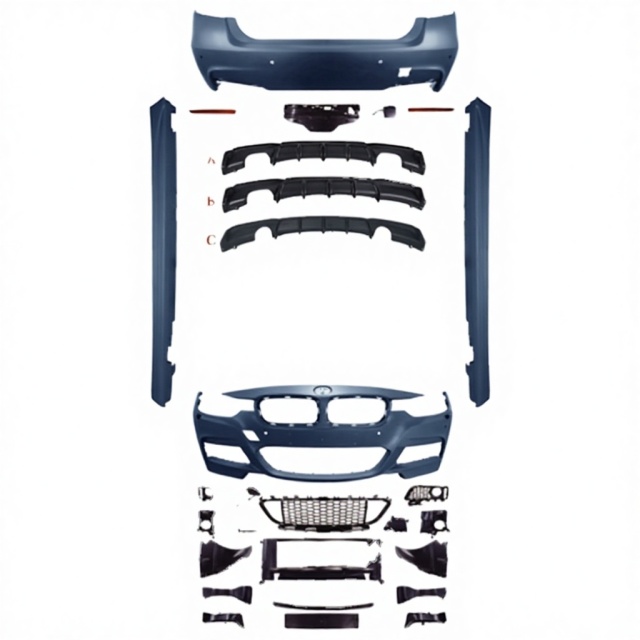 Car BodyKit Rear Diffuser Front Bumper Grille for BMW 3Series F30 F35 2013-2018 Modified to M-Tech 2013-2018,www.hongyangcorp.com,Car BodyKit Rear Diffuser Front Bumper Grille for BMW 3Series F30 F35 2013-2018 Modified to M-Tech 2013-2018