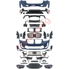 Car Front Lip Spoiler Bodykit for BMW X4 Series G02 2018-2021 Modified to X4M 2022+ Old to New/Change Lamps Use for Sport Car,www.hongyangcorp.com,Car Front Lip Spoiler Bodykit for BMW X4 Series G02 2018-2021 Modified to X4M 2022+ Old to New/Change Lamps Use for Sport Car