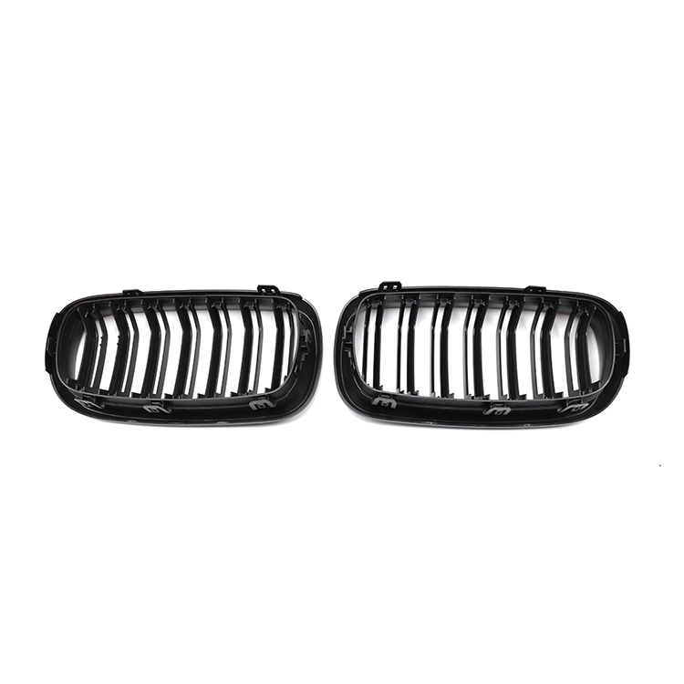 Top Quality Gloss Black Dual Slat Front Bumper Mesh Grille Car Front Grille for BMW X5 X6 Series F15 F16 2013-2019,www.hongyangcorp.com,Top Quality Gloss Black Dual Slat Front Bumper Mesh Grille Car Front Grille for BMW X5 X6 Series F15 F16 2013-2019