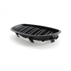 High Quality Car Grill Matte Black Double Line Front Bumper Car Grille for BMW 5 Series E60 2003-2010