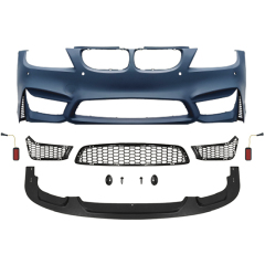 Car Body Kit Front Bumper Assy for BMW 3Series E90 Modified to M4 2009-2012 All Mesh Style