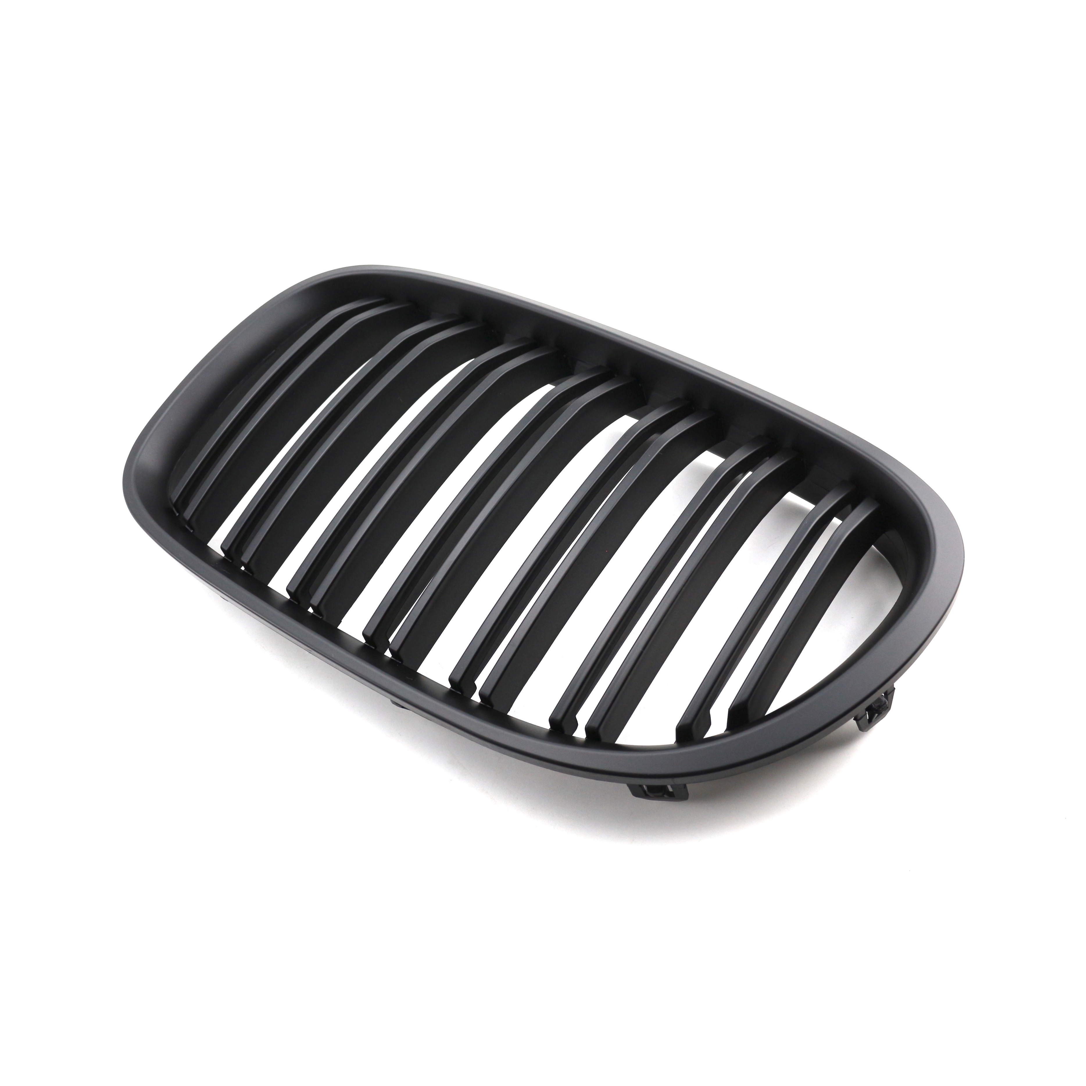 Auto Front Bumper Grille Manufacturer Car Grill for BMW 7 Series F01 2008-2014 Double Slat Glossy Black Modification Replacement