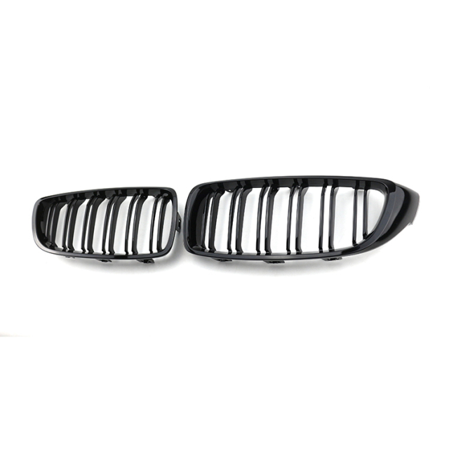 Wholesale Car Parts Gloss Black Dual Slat Front Bumper Mesh Radiator Grille Car Front Grille Fit for BMW F32 2013-2022,www.hongyangcorp.com,Wholesale Car Parts Gloss Black Dual Slat Front Bumper Mesh Radiator Grille Car Front Grille Fit for BMW F32 2013-2022