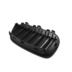 Auto Parts Dealers Matte Black Dual Slat Front Bumper Mesh Radiator Grille Car Front Grille Fit for BMW F52 2016-2020